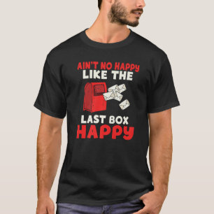 Briefträger ist nicht so glücklich wie die letzte T-Shirt