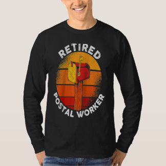 Briefträger Postbote Ruhestand Pensionierter Postm T-Shirt