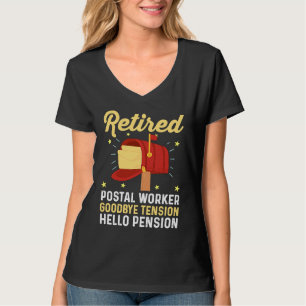 Briefträger Ruhestand Pensionierter Postmitarbeite T-Shirt