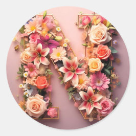 Briefumschlag N Runder Aufkleber