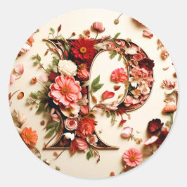 Briefumschlag P Runder Aufkleber