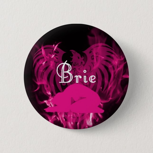 Briekäsebennett-Knopf Button (Vorderseite)
