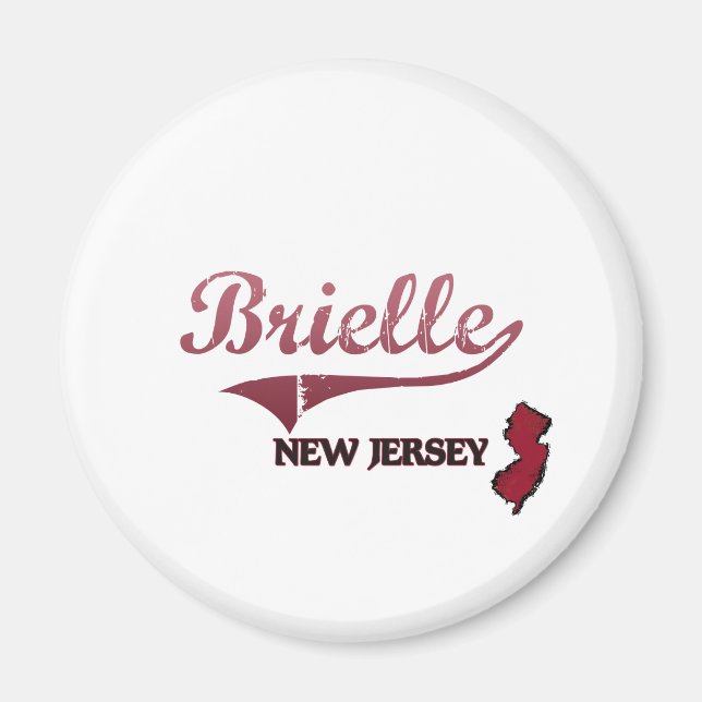 Brielle New Jersey City Classic Magnet (Vorne)