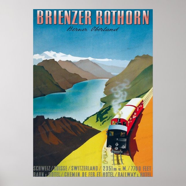 BRIENZER ROTHORN POSTER (Vorne)