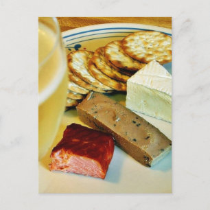 Briese Cheese Lachs Geräucherte Pate Crackers Cham Postkarte