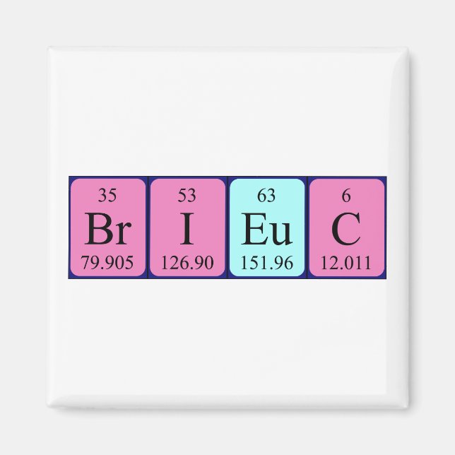 Brieuc Periodenmagnet Magnet (Vorne)