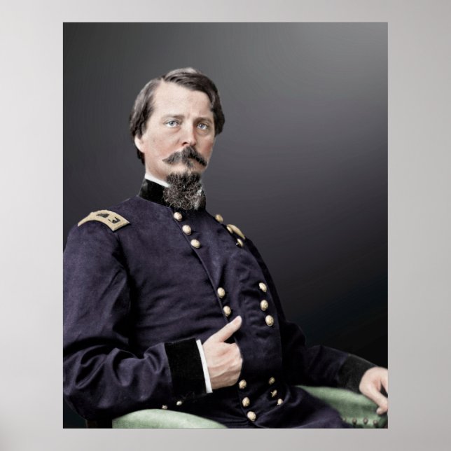 Brig. General Winfield Hancock Poster (Vorne)