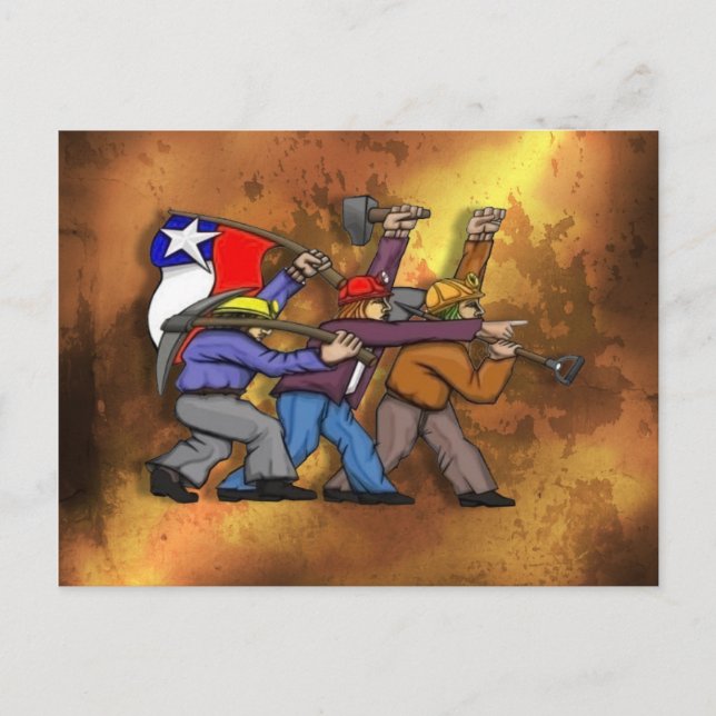Brigada Muralista Ramona Parra - Chile Postkarte (Vorderseite)