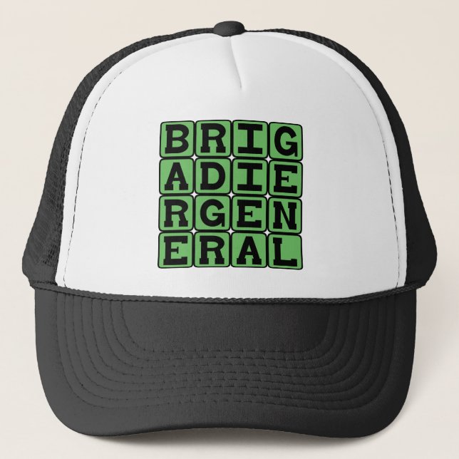 Brigadegeneral, Militärführer Truckerkappe (Vorderseite)