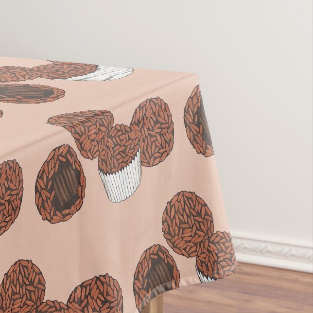 Brigadieros Brazilian Chocolate Candy Bake Sale Tischdecke (Beispiel)