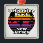 Brigantine Beach, New Jersey Ornament Aus Metall<br><div class="desc">Brigantine Beach,  New Jersey</div>