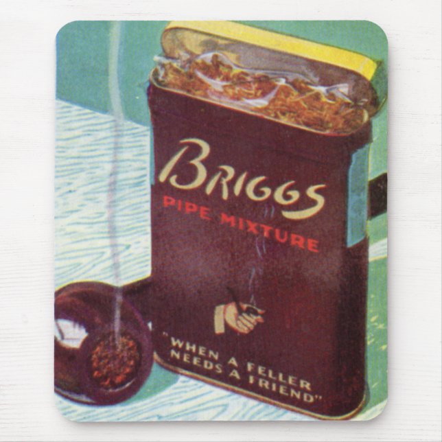 Briggs-Rohrmischungs-Pfeifentabak Mousepad (Vorne)