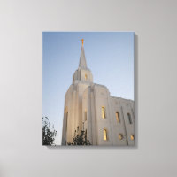 Brigham City Utah Temple #2 LDS Wall Art Leinwand