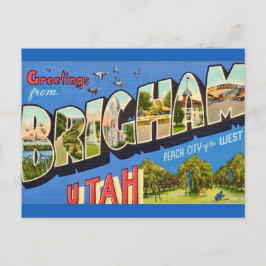 Brigham Utah Grußkarte Postkarte