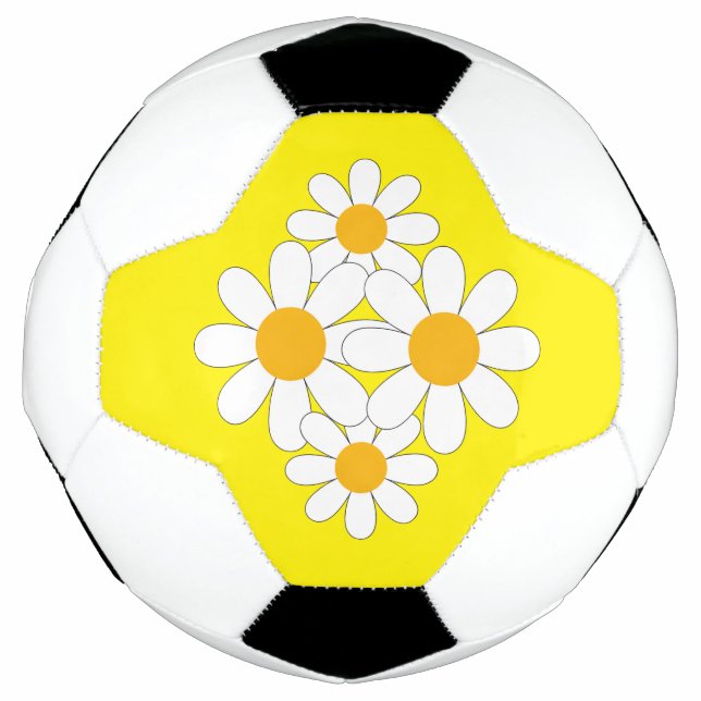 Bright and Bold Daisy Fußball (Vorderseite)