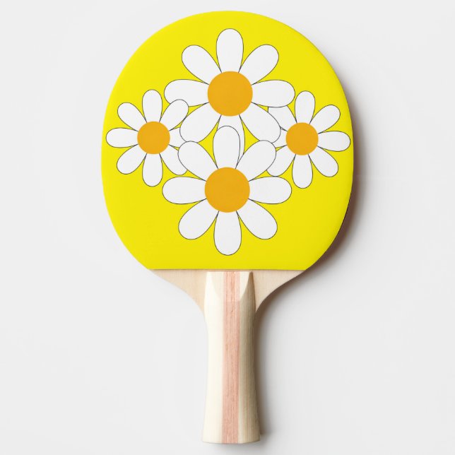 Bright and Bold Daisy Tischtennis Schläger (Vorderseite)