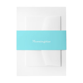 Bright Aqua Wedding Einladung Bly Band