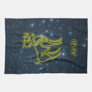 Bright Aries Geschirrtuch