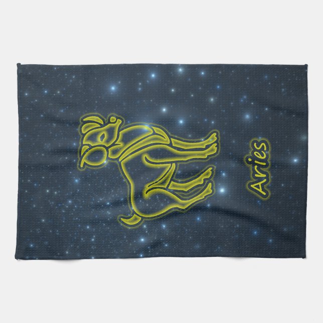 Bright Aries Geschirrtuch (Horizontal)