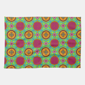 Bright Aztec Tile Geschirrtuch