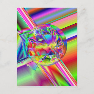 Bright Ball Slider Postkarte