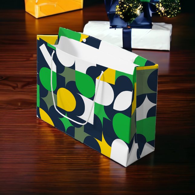Bright Bauhaus Shape Große Geschenktüte (Von Creator hochgeladen)