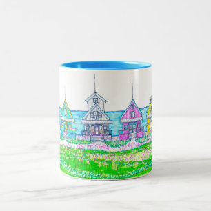 Bright Beach Hütte Blue Tasse