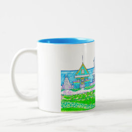 Bright Beach Hütte Blue Tasse
