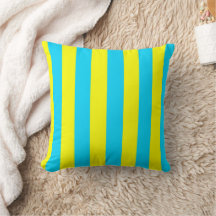 Bright Blue and Yellow Stripes
