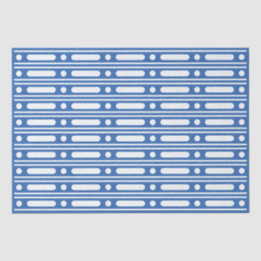Bright Blue Bone Inlay Border Dots Decoupage Paper Seidenpapier
