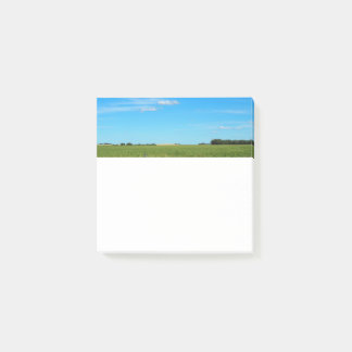 Bright Blue Prairie Sky Square Post-it Klebezettel