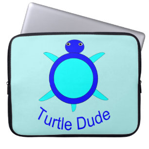 Bright Blue Turtle Typ Laptop Bag Laptopschutzhülle