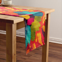 BRIGHT BOHEMIA Boho Style Table Runner Kurzer Tischläufer