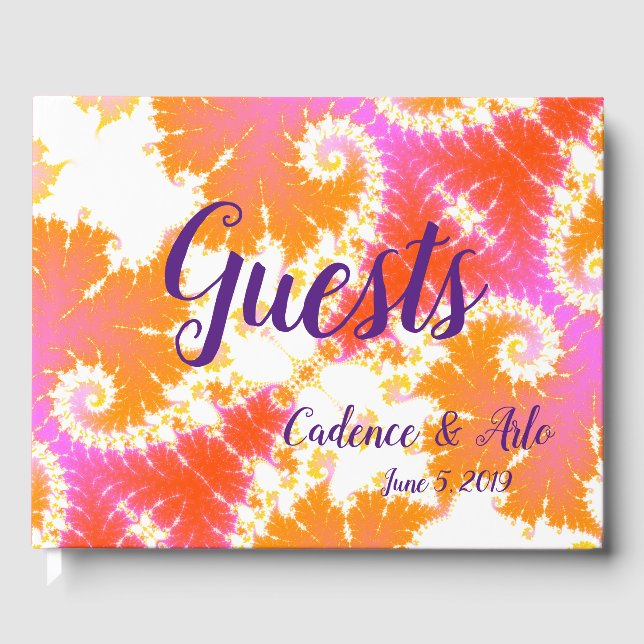 Bright Boho Gästebuch (Vorderseite)