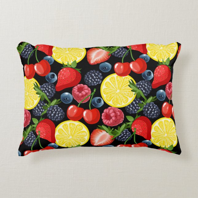Bright Bold Fruchtkissen Dekokissen (Vorderseite)