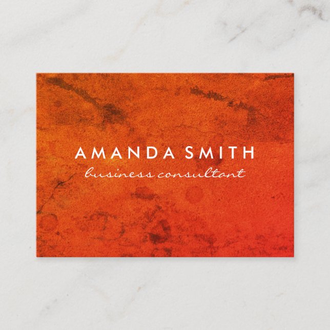 Bright Bold Grunge Visitenkarte (Vorderseite)