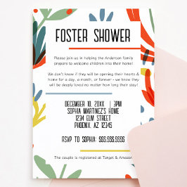 Bright Botanical Foster Care Douche Invitation