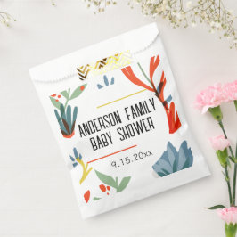 Bright Botanicals Baby Dusche Geschenktütchen