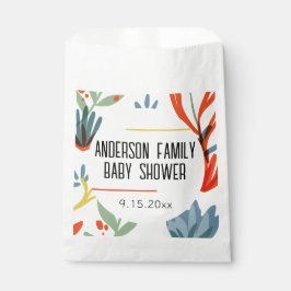 Bright Botanicals Baby Dusche Geschenktütchen