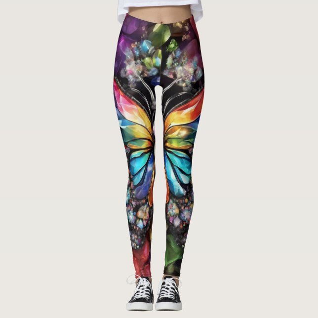 Bright Butterfly Leggings (Vorderseite)