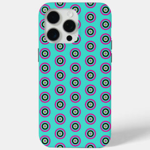Bright Colorful Circles Coque pour iPhone 15 Pro M