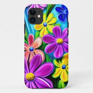 Bright Colorful Daisy Blume Case-Mate iPhone Hülle