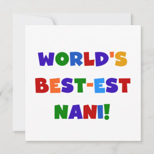 Bright Colors Best Nani T - Shirt and Gifts