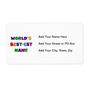 Bright Colors Best Nani T - Shirt and Gifts