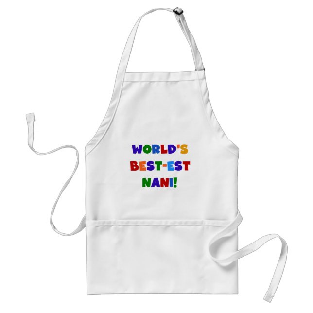 Bright Colors Best Nani T - Shirt and Gifts Schürze (Vorne)