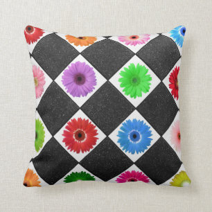 Bright Colors Daisy Kissen