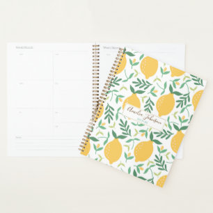 Bright Country Farm Citron jaune Motif