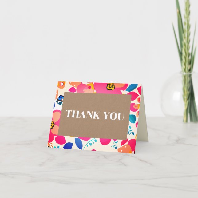 Bright Cutouts Wedding Danke (Vorderseite)
