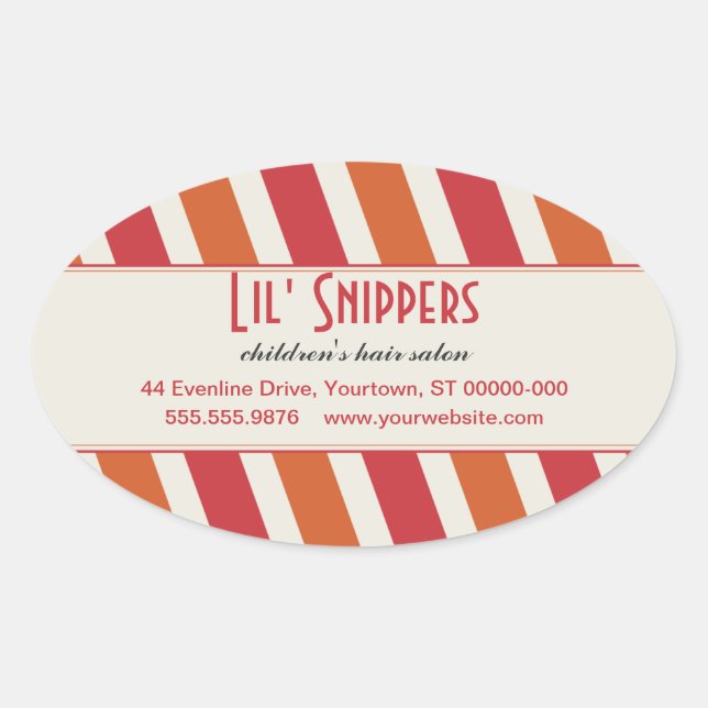 Bright Diagonals Sticker (Devant)