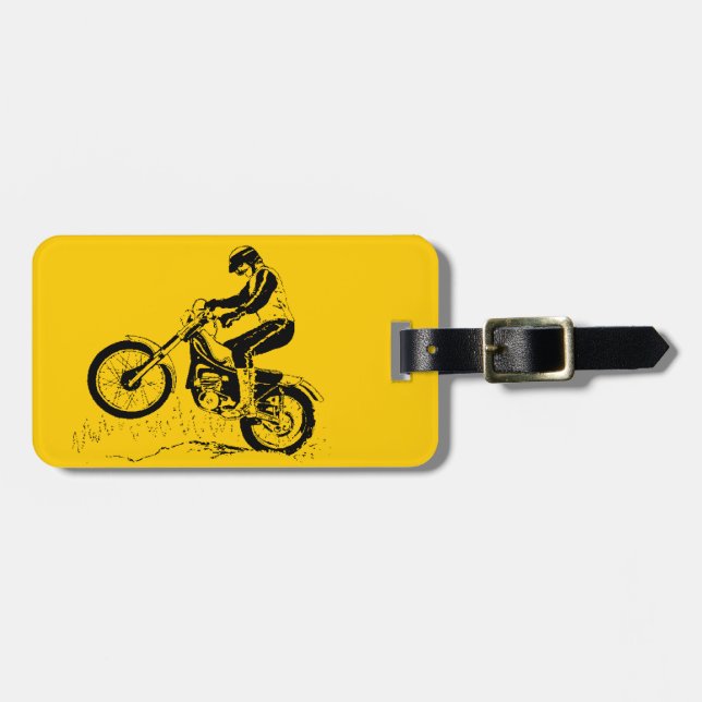 Bright Dirt Bike ATV Design Gepäckanhänger (Vorderseite horizontal)